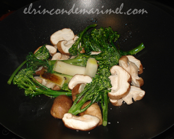 verduras al wok