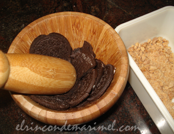 tierra de galletas  oreo