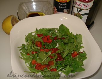 ensalada de rucula