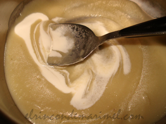 crema de hinojo