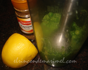 humus de guisantes