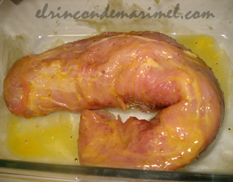 solomillo de cerdo adobado