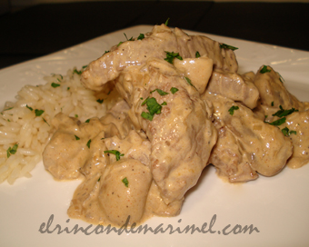 solomillo strogonoff