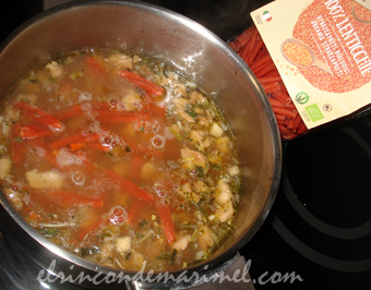 pasta de lentejas rojas