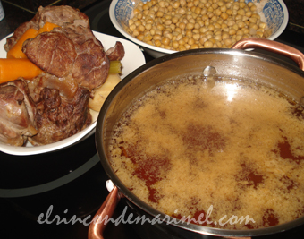 garbanzos con sopa
