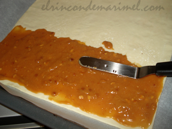 tarta espiral de hojaldre 
