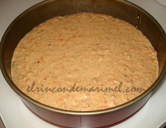 bizcocho de zanahoria y naranja