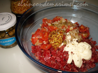tartar de fuet