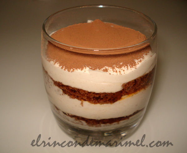 tiramisú de chocolate y castañas