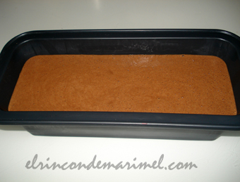  bizcocho de chocolate en microondas