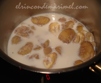 puré de castañas