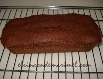  bizcocho de chocolate en microondas