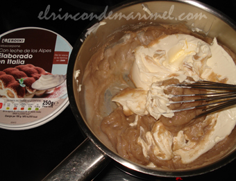 crema de castañas con mascarpone
