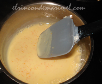 crema inglesa de naranja