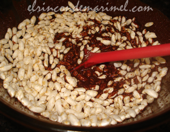 arroz hinchado