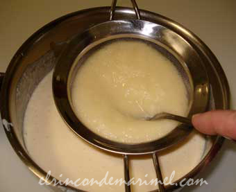 crema de piña
