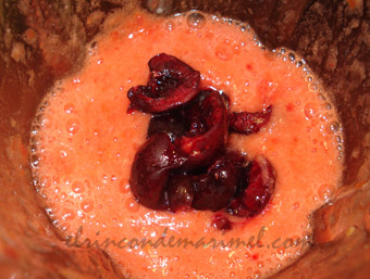 salmorejo de cerezas