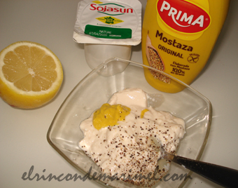 aliño cremoso de yogur
