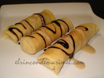 crepes de pavo con castañas al pedro ximénez