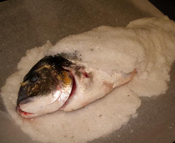 dorada a la sal