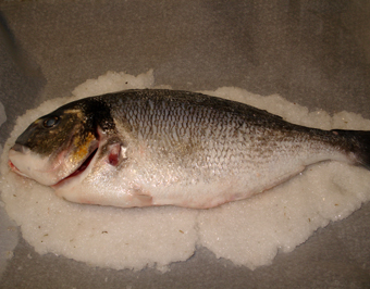 dorada a la sal