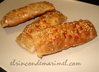 empanadillas de pollo con aroma de la India