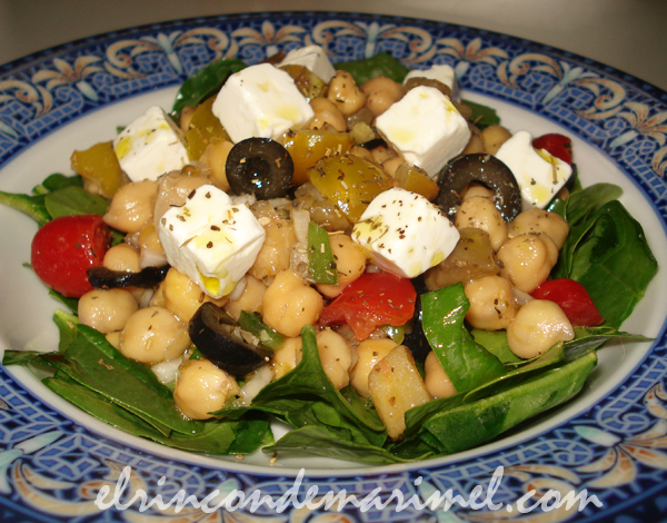 ensalada de garbanzos a la provenzal