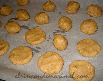 galletas de coco y lima
