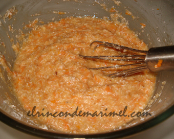 galetas de avena coco y zanahoria