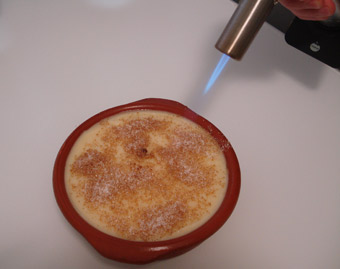 quemamos el azcar con el soplete