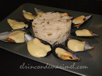 mejillones con salsa de curry