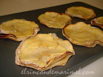 mini tartas de manzana