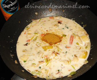 salsa de curry