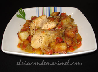 pollo a la vasca