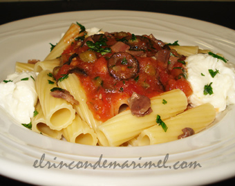 tortiglioni alla puttanesca