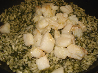 incorporamos el bacalao al arroz