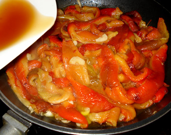 pimientos asados
