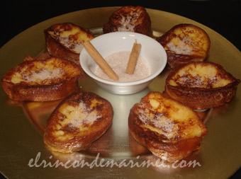 torrijas de nata